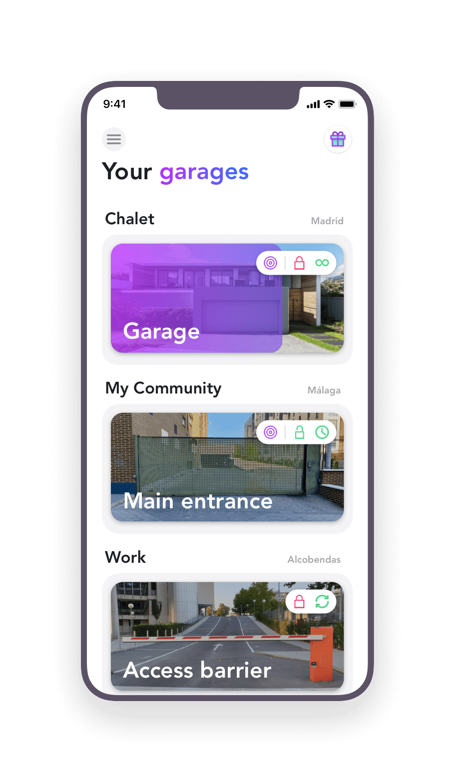 App open garage door