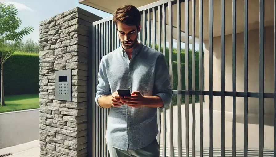 HOMYHUB App open garage Access Management